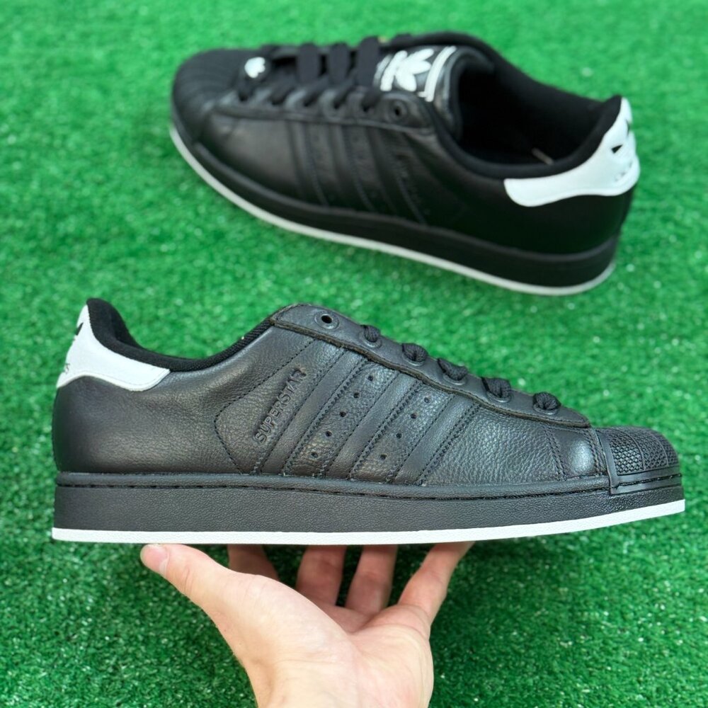 Adidas Superstar II Core Black Cloud White Mens JR0029 NEW Sz 11.5